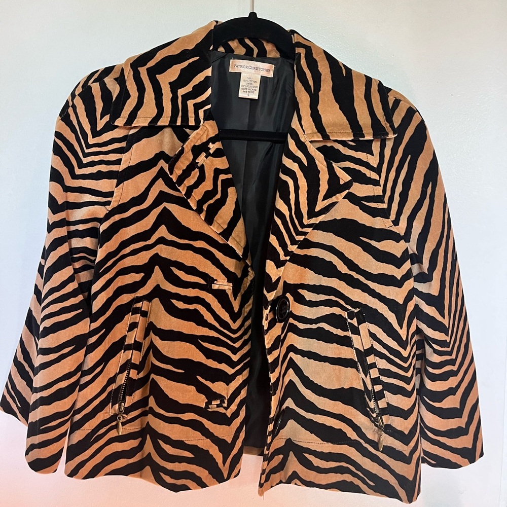 Tiger print jacket
